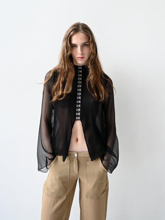 Item 26-002 / Paloma Top I (Black)