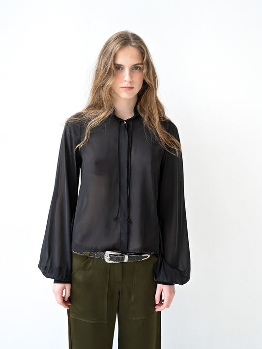 Item 26-008 / Yoko Shirt I (Black)