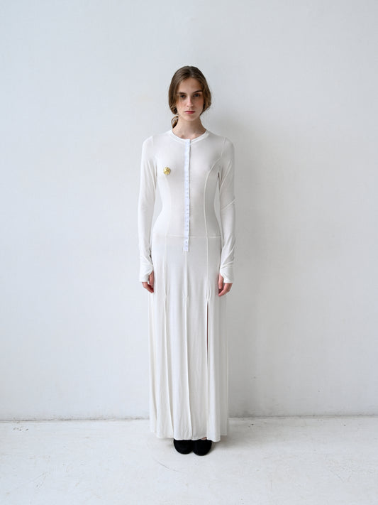 Item 26-0018 / Fernanda Dress II (White)