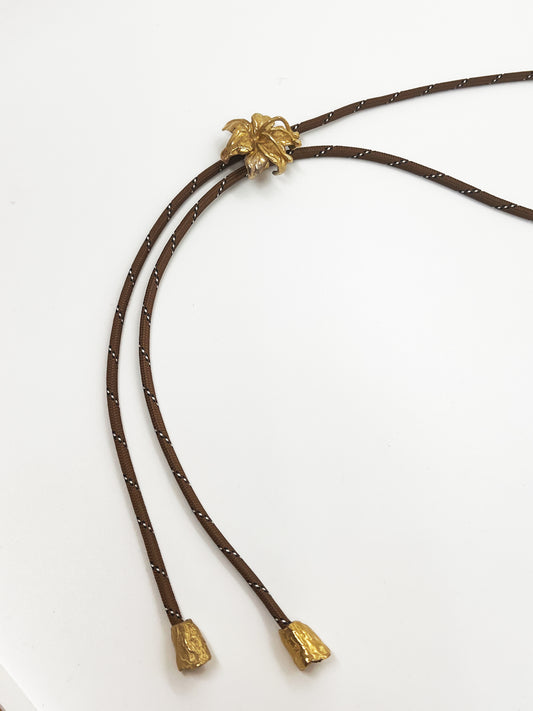 Bolo Tie, front view, unique, cowboy, made in Italy