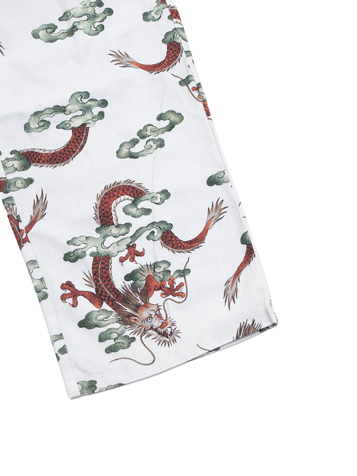 MICHIGAN TROUSERS IN DRAGON PRINTED COTTON