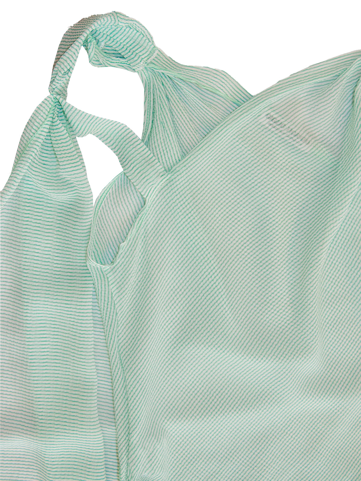 FILICUDI TOP IN STRIPED CRINKLE CHIFFON