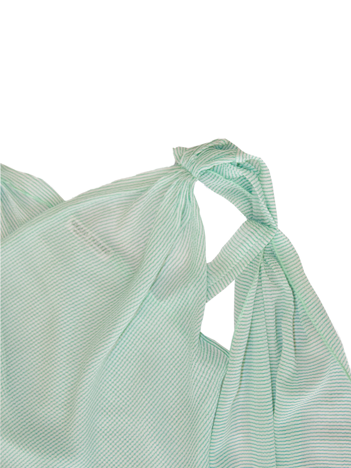 FILICUDI TOP IN STRIPED CRINKLE CHIFFON