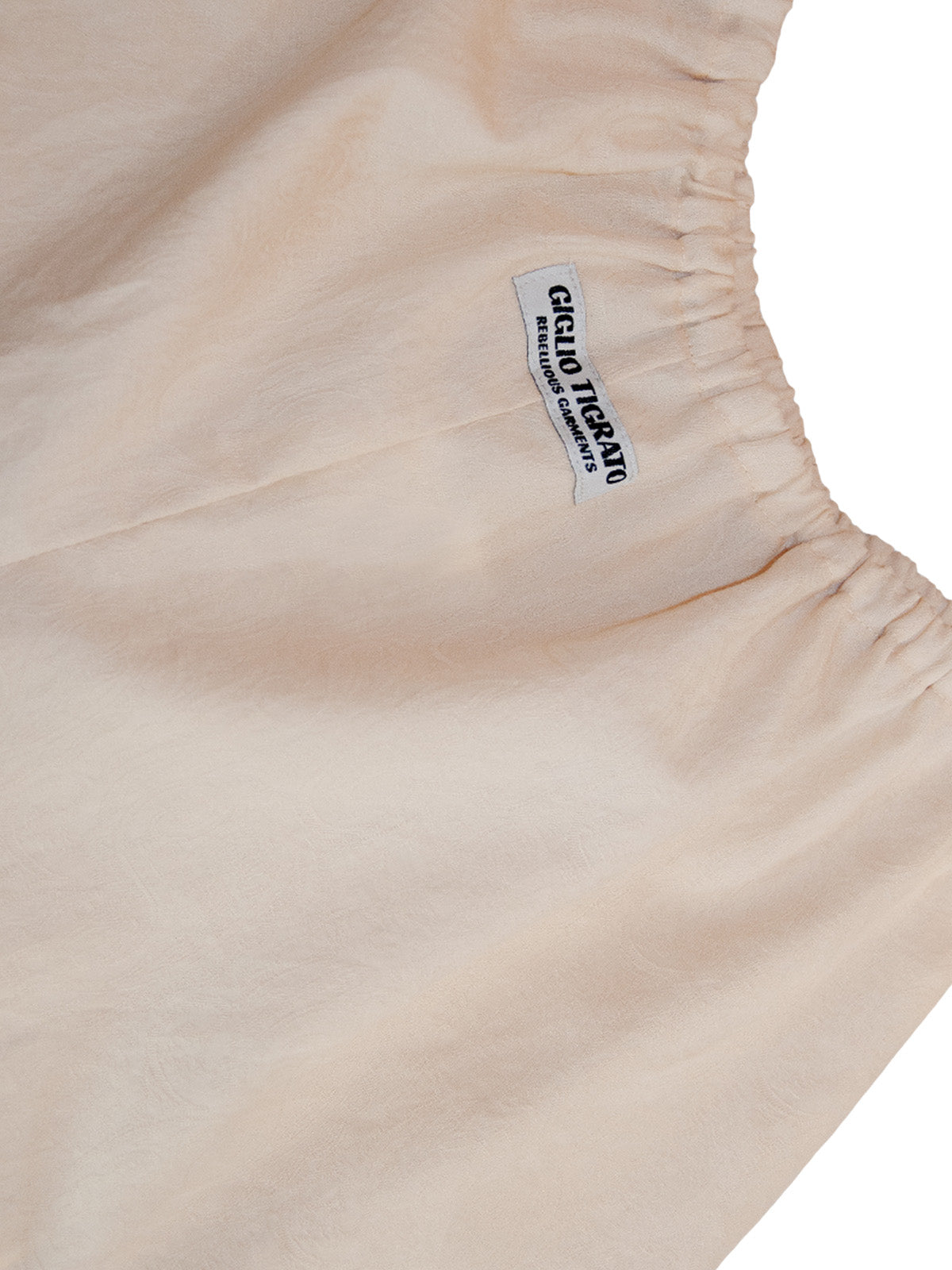 SAMOA BOXY SHORTS IN EMBROIDERED CREAM COTTON