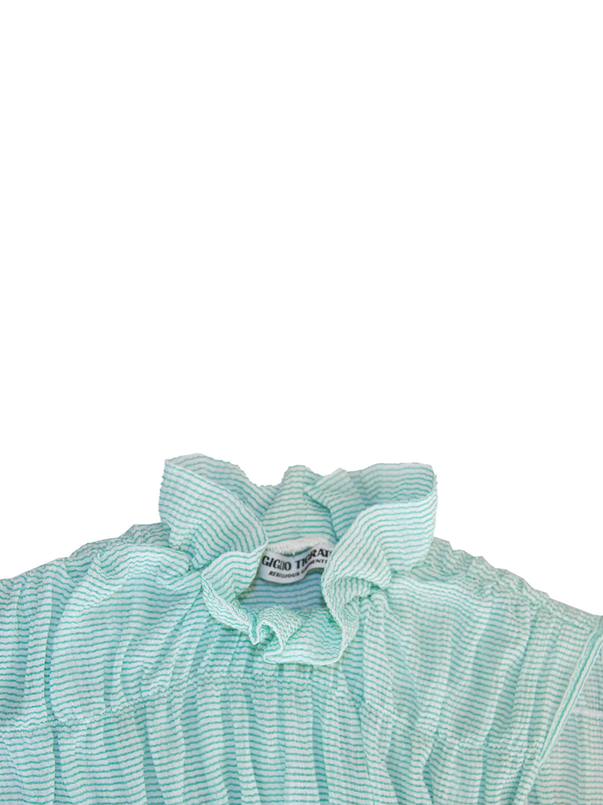 TASMANIA TOP IN STRIPED CRINKLE CHIFFON