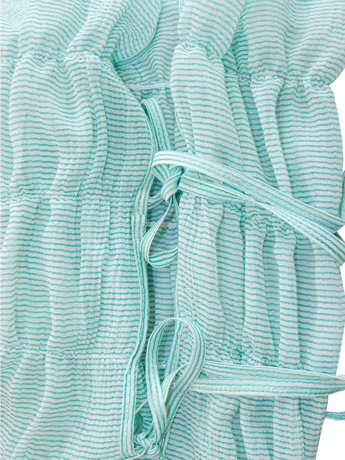 TASMANIA TOP IN STRIPED CRINKLE CHIFFON