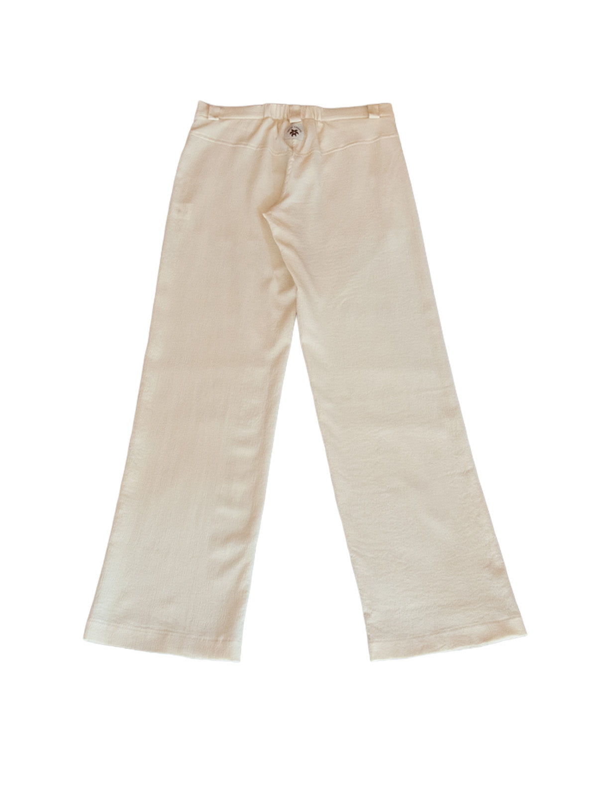 HOKKAIDŌ PANTS IN CREAM CRINKLE