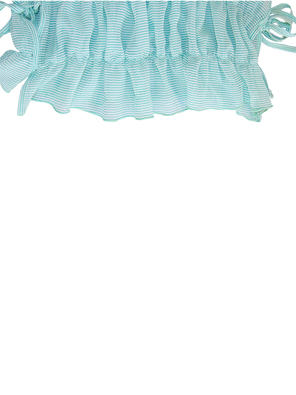 TASMANIA TOP IN STRIPED CRINKLE CHIFFON