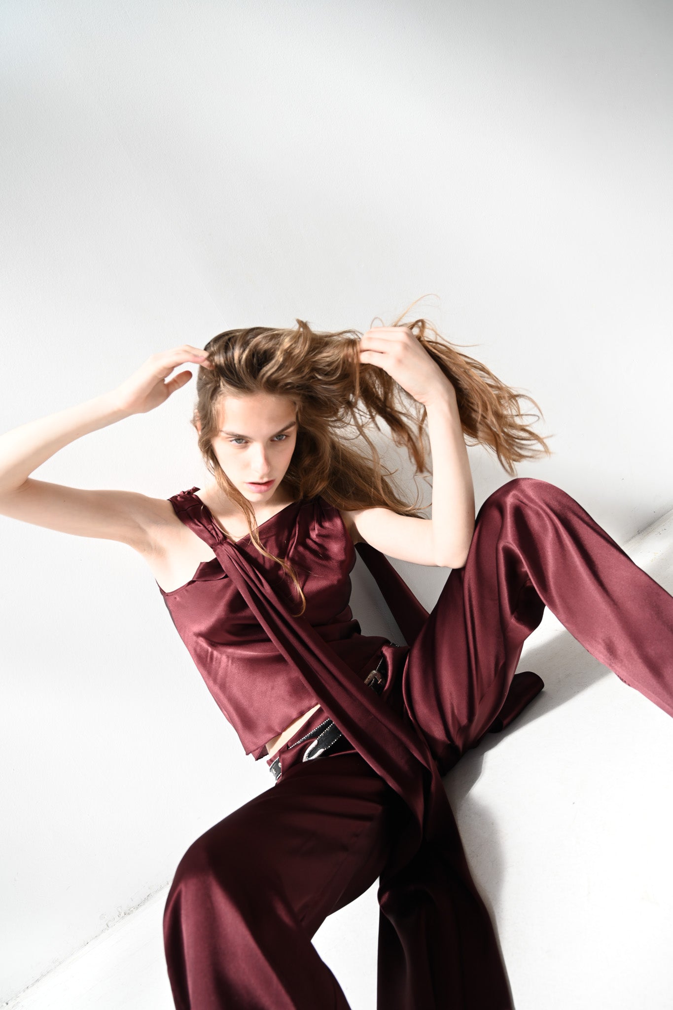 Item 26-003 / Jimena Top III (Burgundy)