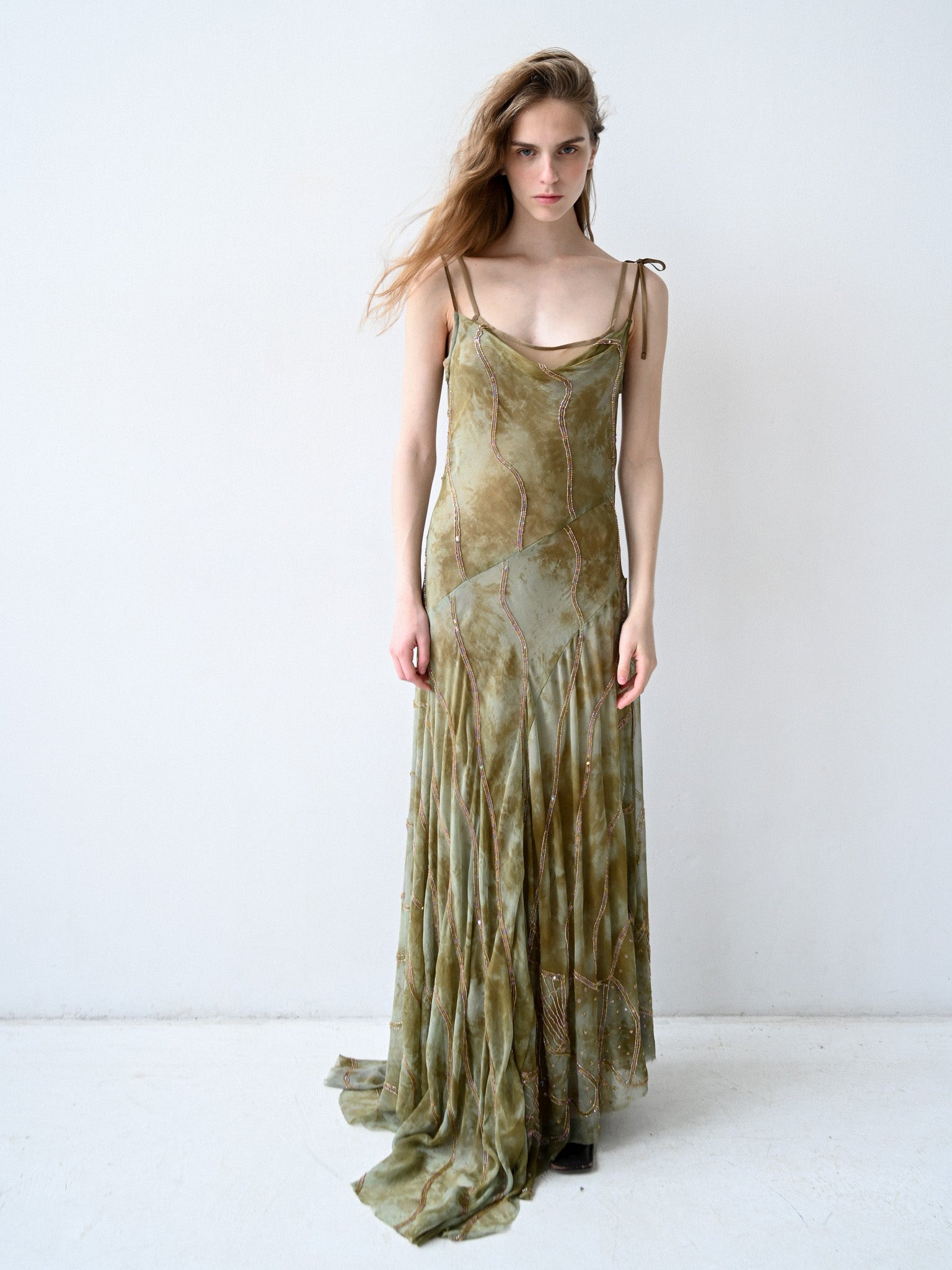 Item 26-0020 / Cleo Dress IV (Embroidered Beads)