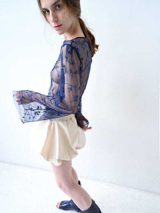 Item 26-006 / Elsa Top II (Embroidered Tulle)