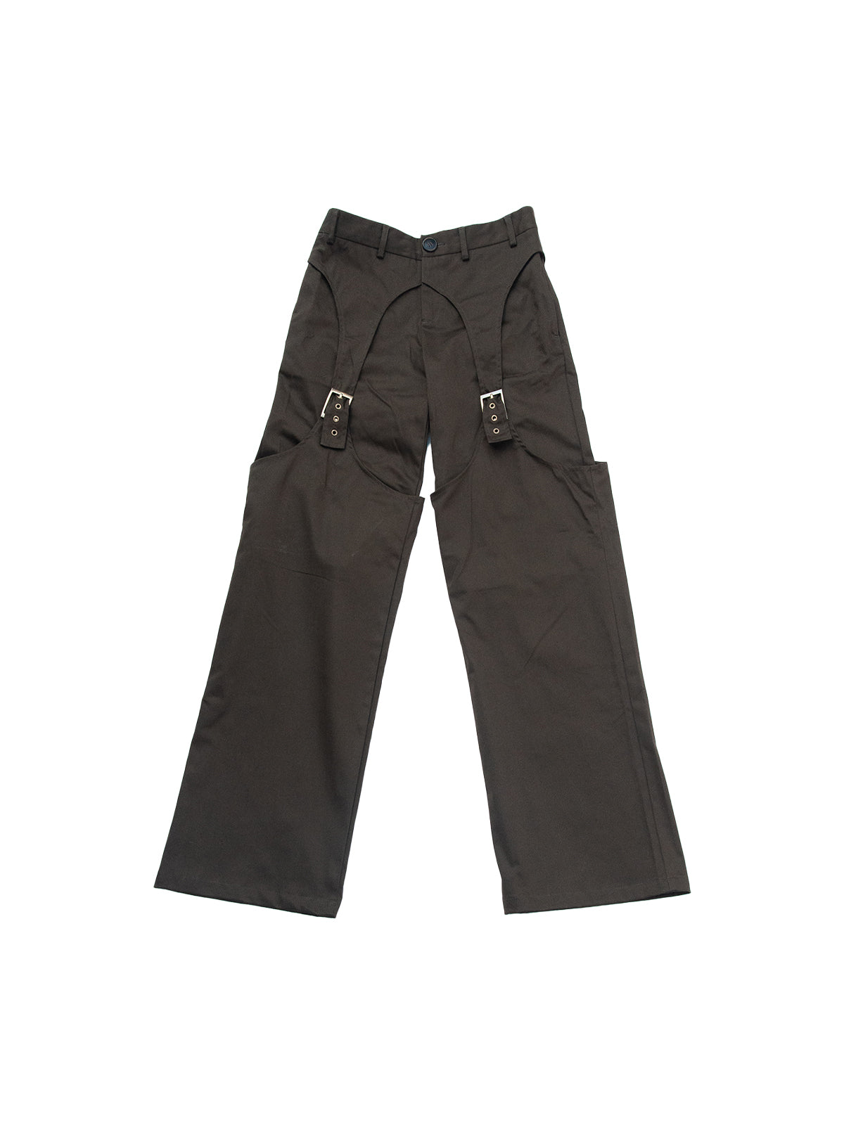 MALAKU TROUSERS IN GREEN COTTON