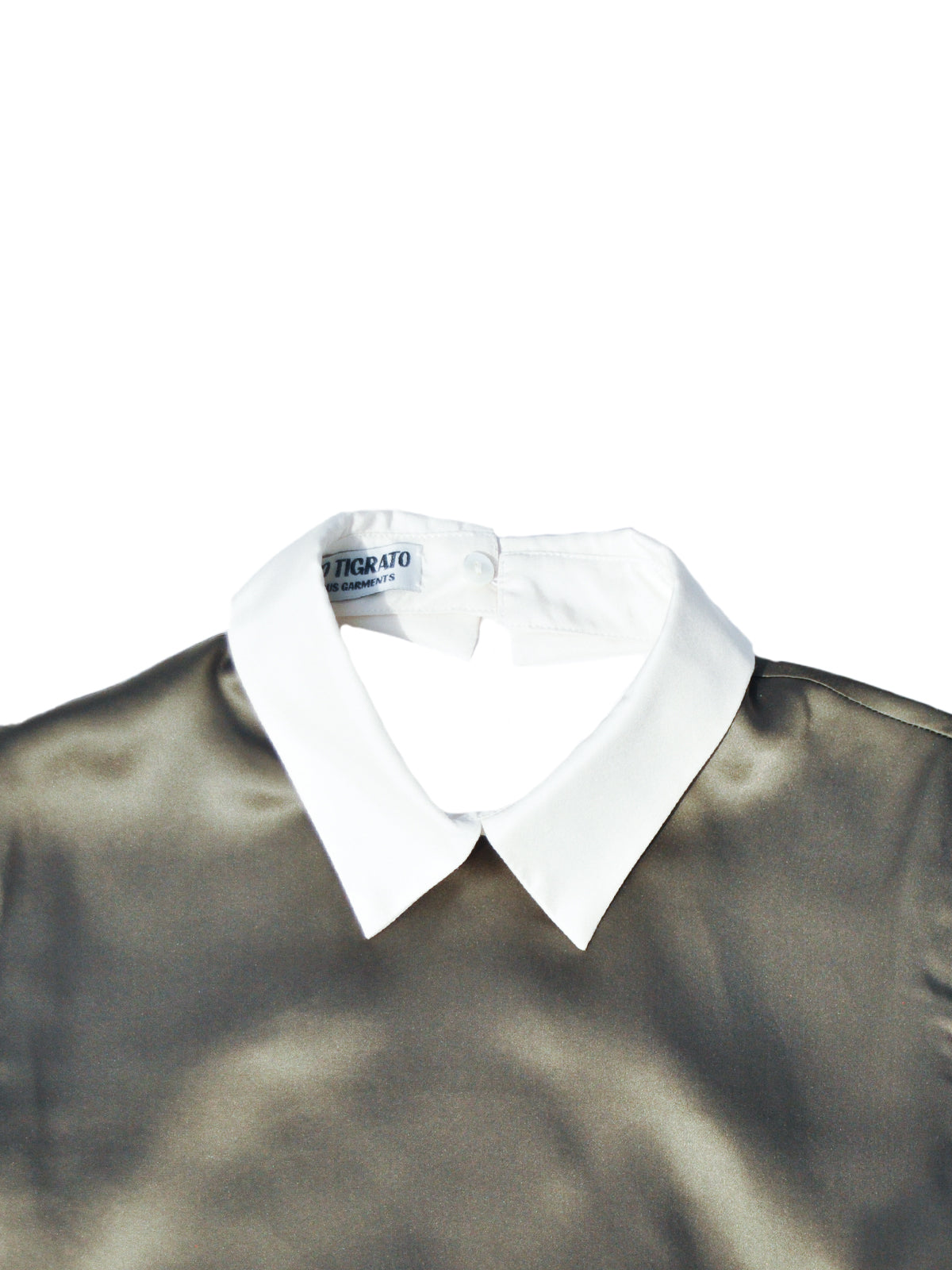 PARIS SHIRT IN KAKI SILK