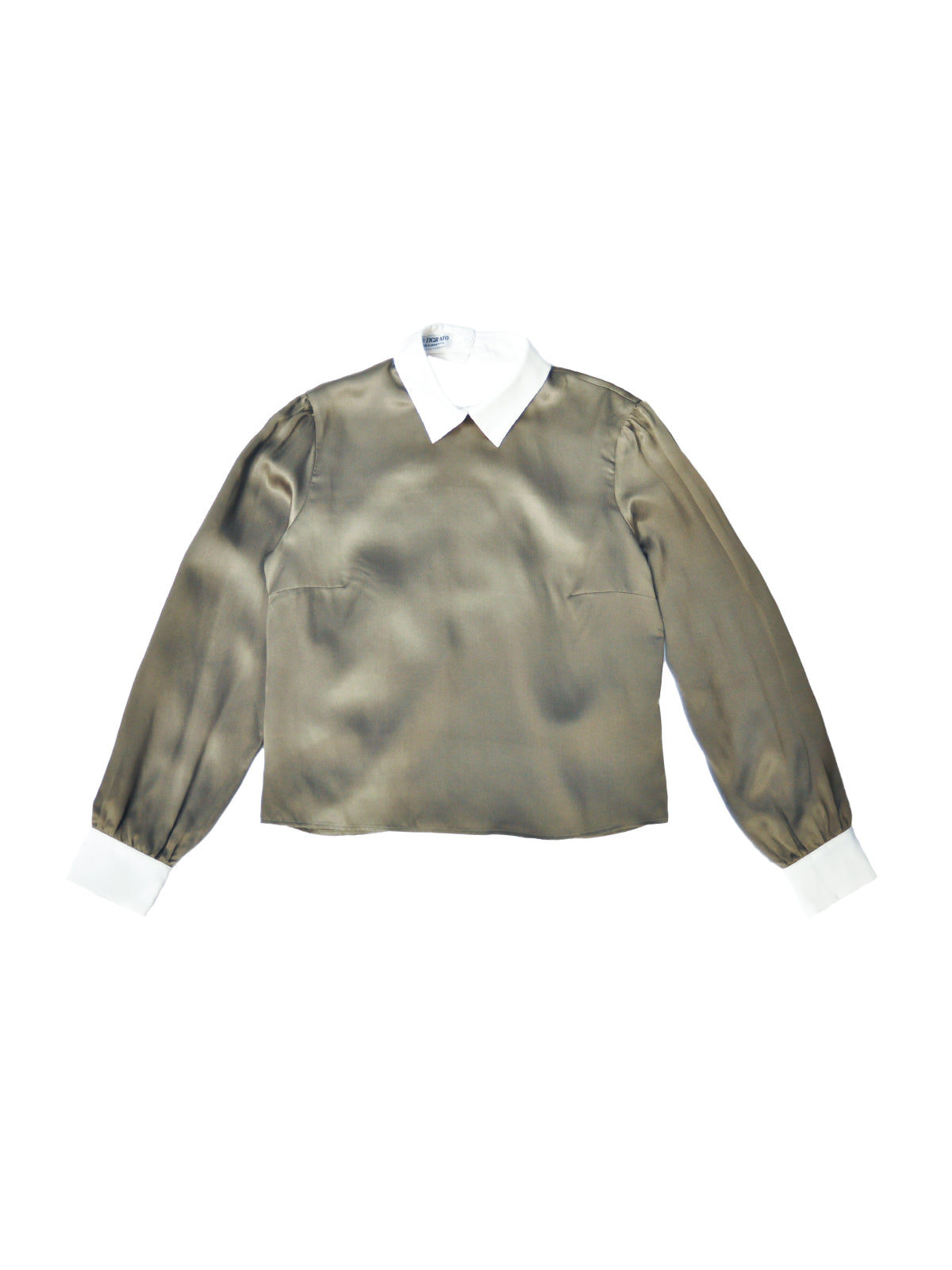 PARIS SHIRT IN KAKI SILK