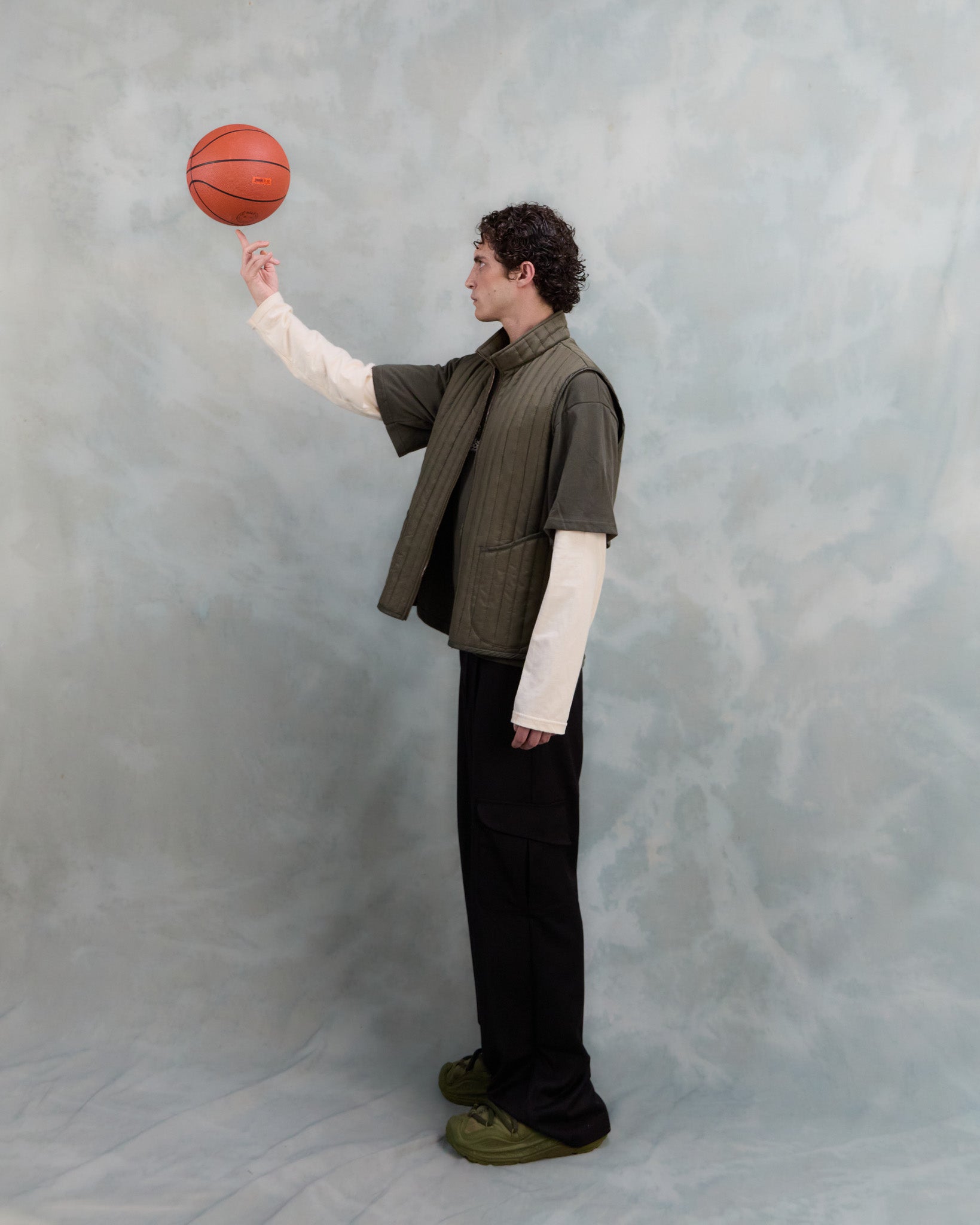 MICHIGAN TROUSERS IN BLACK WOOL