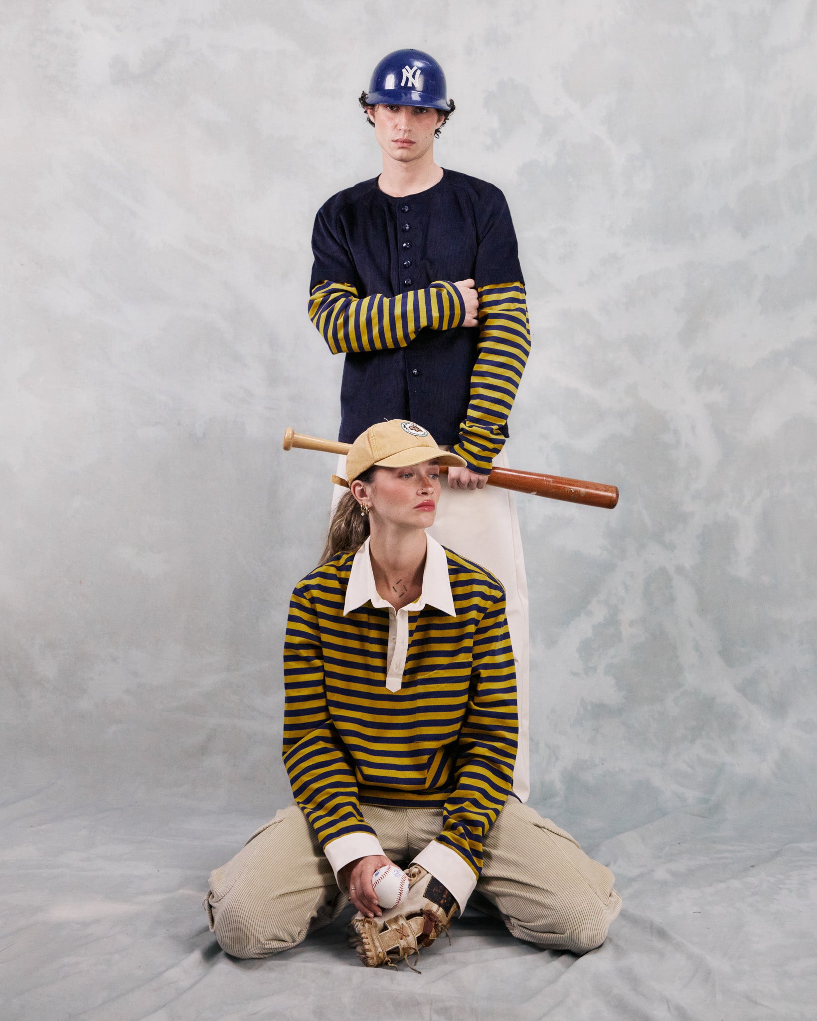 AUCKLAND RUGBY POLO BLUE AND YELLOW STRIPES