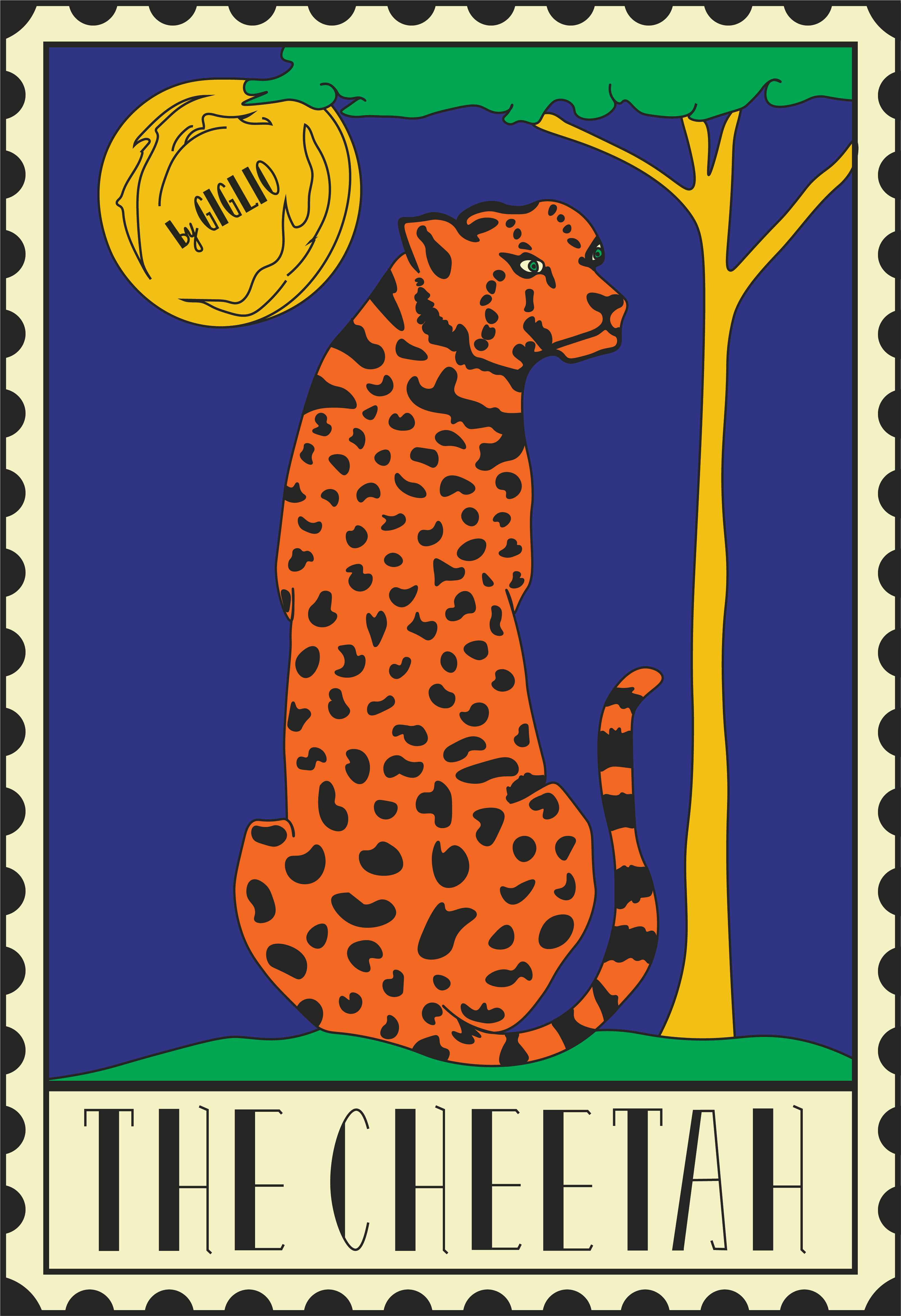 PERSONALIZATION - THE CHEETAH STAMP