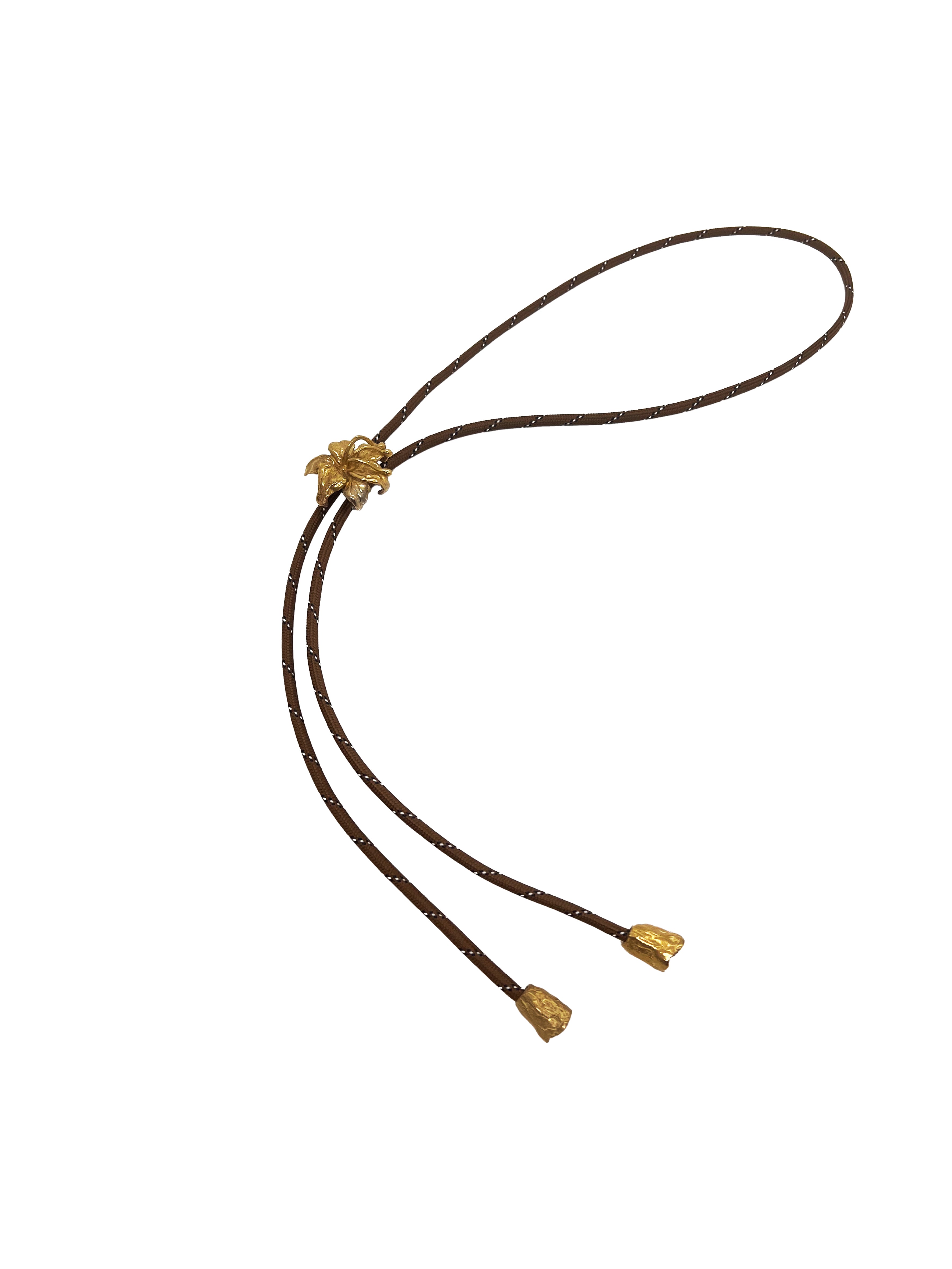 Bolo Tie, front view, unique, cowboy, made in Italy
