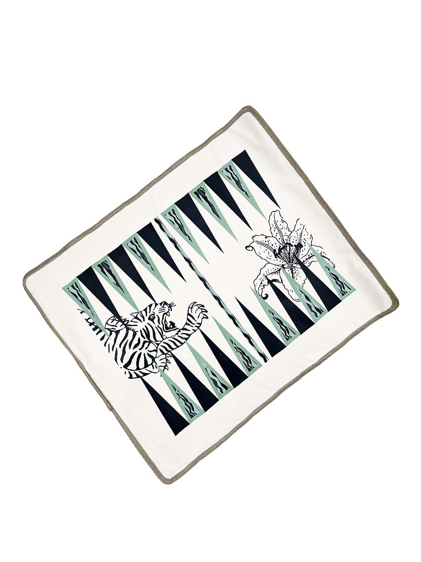 Backgammon, front view, travel, unique, game