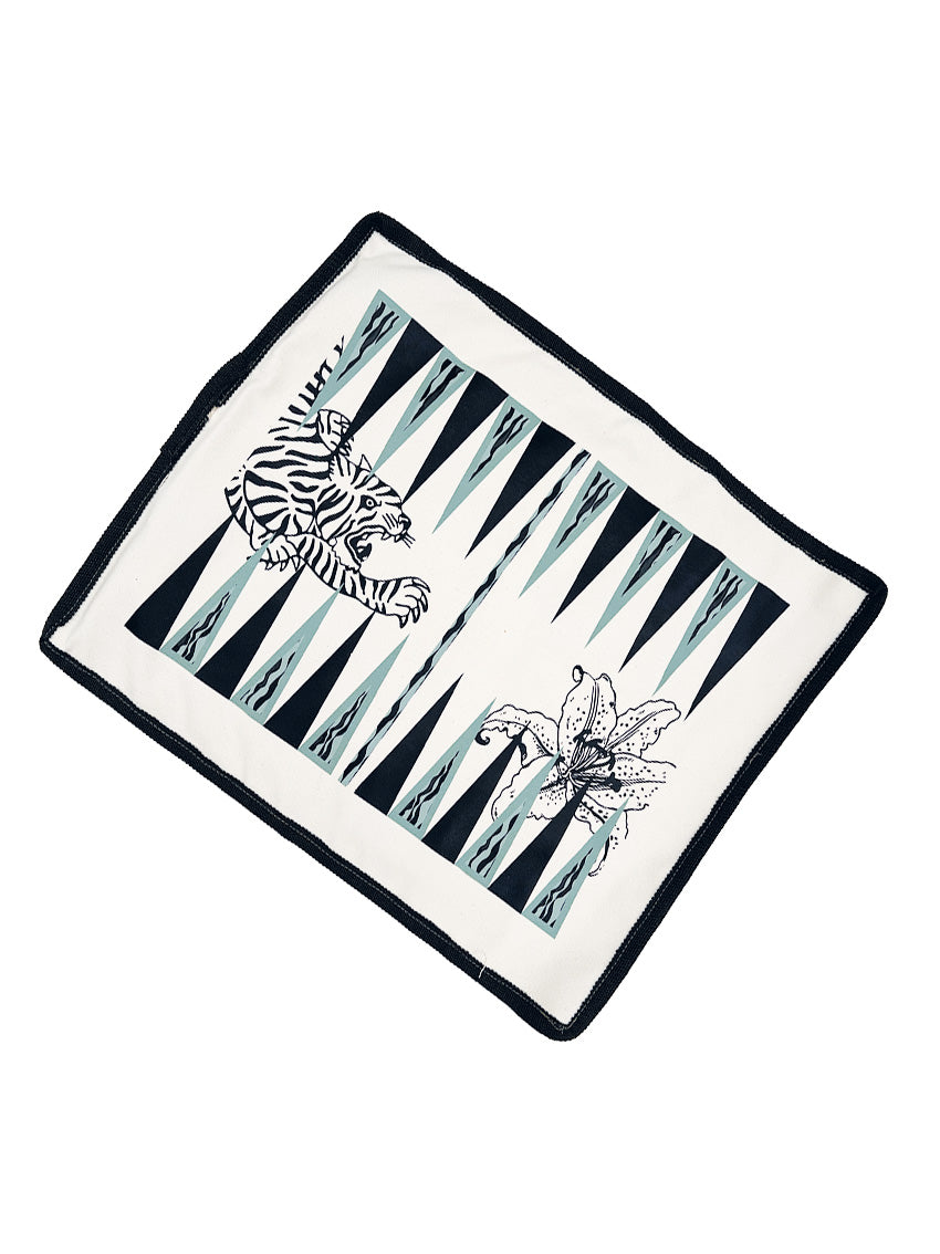 Backgammon, front view, travel, unique, game