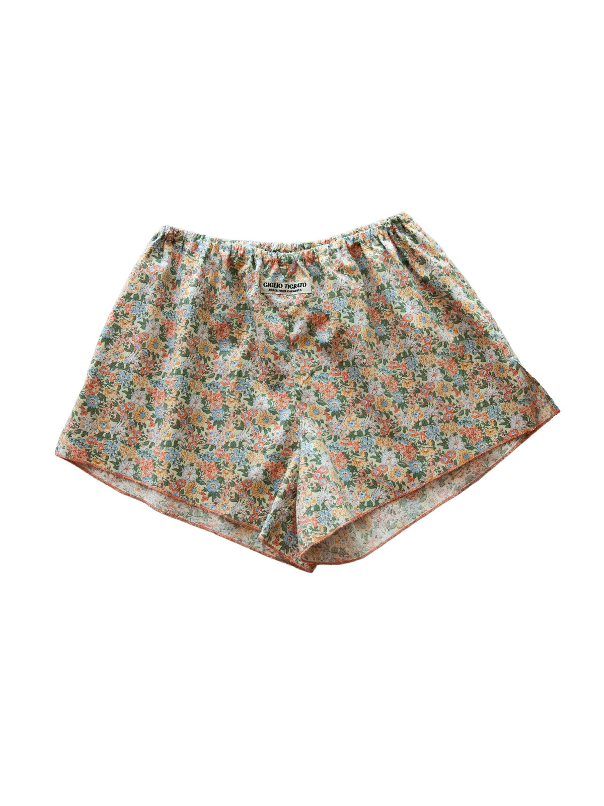 SAMOA BOXY SHORTS IN PINK BLOOMY COTTON