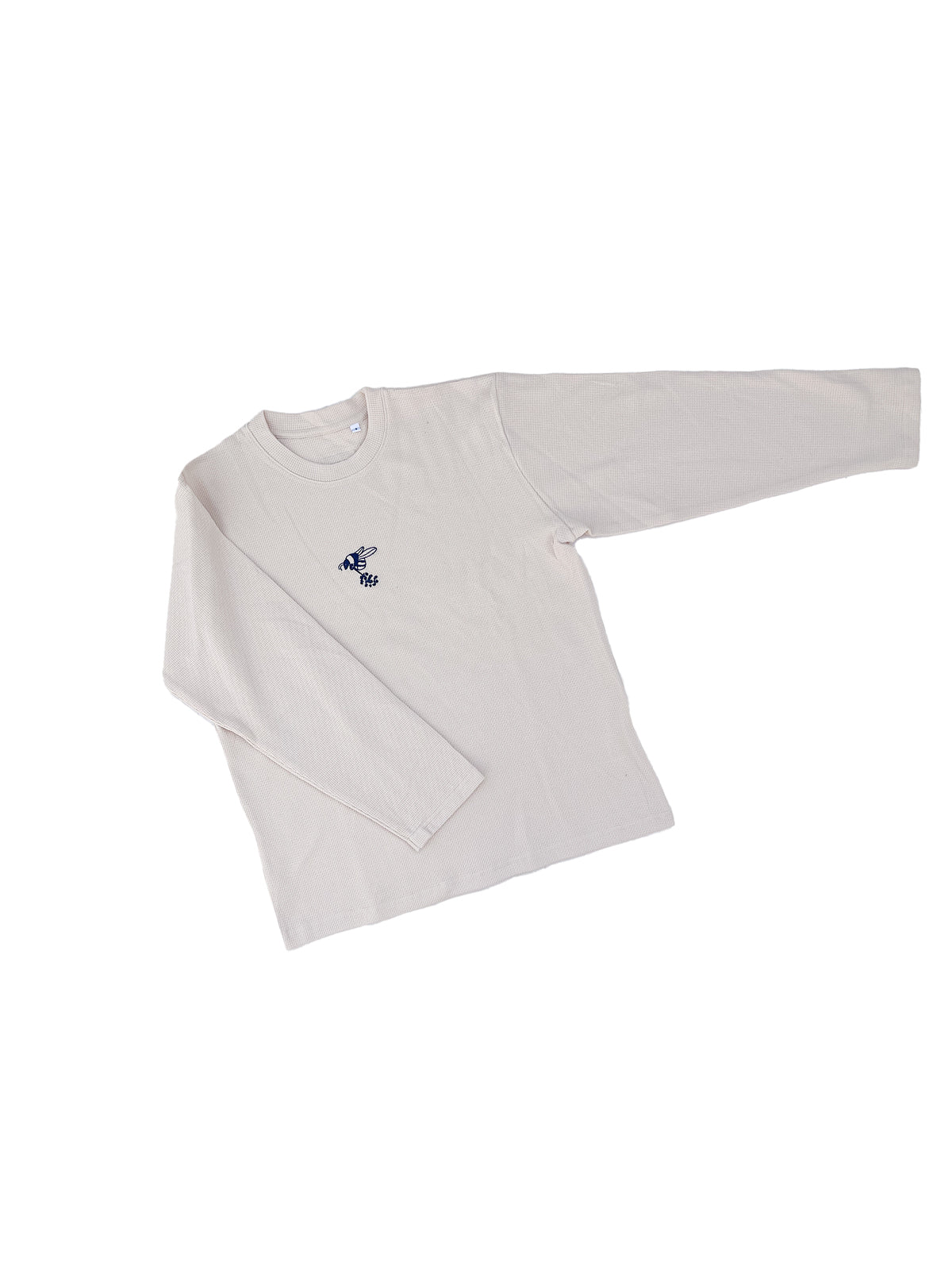 WAFFLE T-SHIRT EMBROIDERED BEE